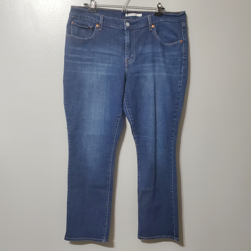 Levi's 414 Women's Relaxed Straight Leg Jeans in Blue Size 32